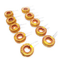 10 PCS Toroid Core Inductors Wire Wind Wound for DIY mah--100uH 3A Coil