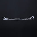 500pcs 7" 180mm Snap Lock Pin Security Loop Plastic Price Tag Fastener Tie