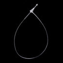 500pcs 7" 180mm Snap Lock Pin Security Loop Plastic Price Tag Fastener Tie