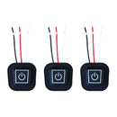 3X 3.7 12V LED Car Seat Heated Electric Thermostat Temperature Controller Switch