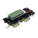 Dual USB 5V 1A 2.1A Mobile Power Bank 18650 Battery Charger PCB LCD Phone-DIY S