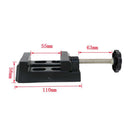 Mini Clip Adjustable Mini Jaw Bench Clamp Drill Press Carving Vices Hand-Tool v
