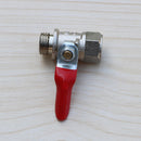 2X 1/4'' M/F Water Air Gas Fuel Line Shut-off Ball Valve Designed for Commercial