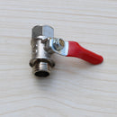 2X 1/4'' M/F Water Air Gas Fuel Line Shut-off Ball Valve Designed for Commercial