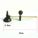 24*5.8cm Glass Cutter 6 Wheel Compasses Circular Cutting With Suction Cup Circle