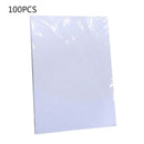 100pcs A4 Sheets Heat Toner Transfer Paper for Chemical Fiber Polyester