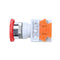Red Mushroom Cap 1NO / 1NC DPST Emergency Stop Push Switch Button 660V 10A