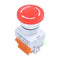 Red Mushroom Cap 1NO / 1NC DPST Emergency Stop Push Switch Button 660V 10A