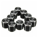 10x 6mm Diameter Knurled Shaft Volume Control Potentiometer Rotary Knobs Hot