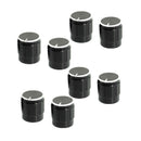 10x 6mm Diameter Knurled Shaft Volume Control Potentiometer Rotary Knobs Hot