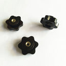 5pcs M8 Female Threaded Plastic Star Head Screw on Type Clamping Nuts Knob Hot