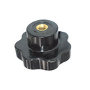 5pcs M8 Female Threaded Plastic Star Head Screw on Type Clamping Nuts Knob Hot