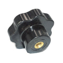 5pcs M8 Female Threaded Plastic Star Head Screw on Type Clamping Nuts Knob Hot