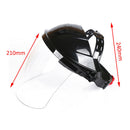 Anti-UV Welding Grinding Helmet Full Face Grinding Shield Clear Anti-Fog Window
