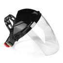 Anti-UV Welding Grinding Helmet Full Face Grinding Shield Clear Anti-Fog Window
