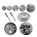 7*HSS Circular Saw Blade Rotary Tool 54.8mm Mini Wood Cutting Discs with Mandrel