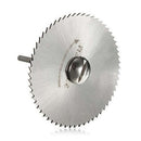 7*HSS Circular Saw Blade Rotary Tool 54.8mm Mini Wood Cutting Discs with Mandrel