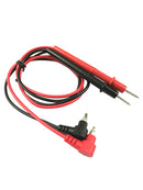 2 Pcs 15mm Multimeter Volt Testing Lead Probe Tester Wire Cord Red Black