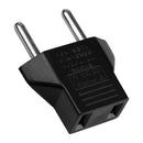 (5-pack) US USA to EU Euro Europe Power Jack Wall Plug Converter Travel Adapter