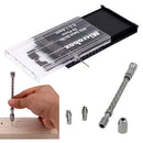 21* 0.3-1.6mm HSS Micro Twist Precision Drill Bit Set Craft Tool with Case Hot