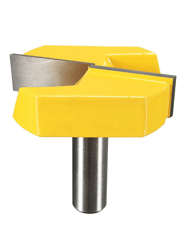 1/2" Shank Bottom Cleaning Router Milling Cutter Tool Black + Yellow