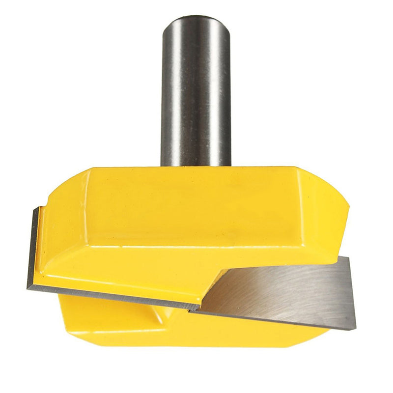 1/2" Shank Bottom Cleaning Router Milling Cutter Tool Black + Yellow