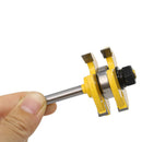 2pcs 8mm Shank Cutter Router Bits Set T-slot for Woodworking Cutting Milling