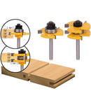 2pcs 8mm Shank Cutter Router Bits Set T-slot for Woodworking Cutting Milling