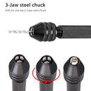 26pcs Punch Holes Drill Bits Set Hand Tool Twist Drill Set for Crafts &  dfhg