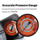 Foot Air Pump Bicycle Bike Tire Tyre Compact Inflator Portable High-pressure New