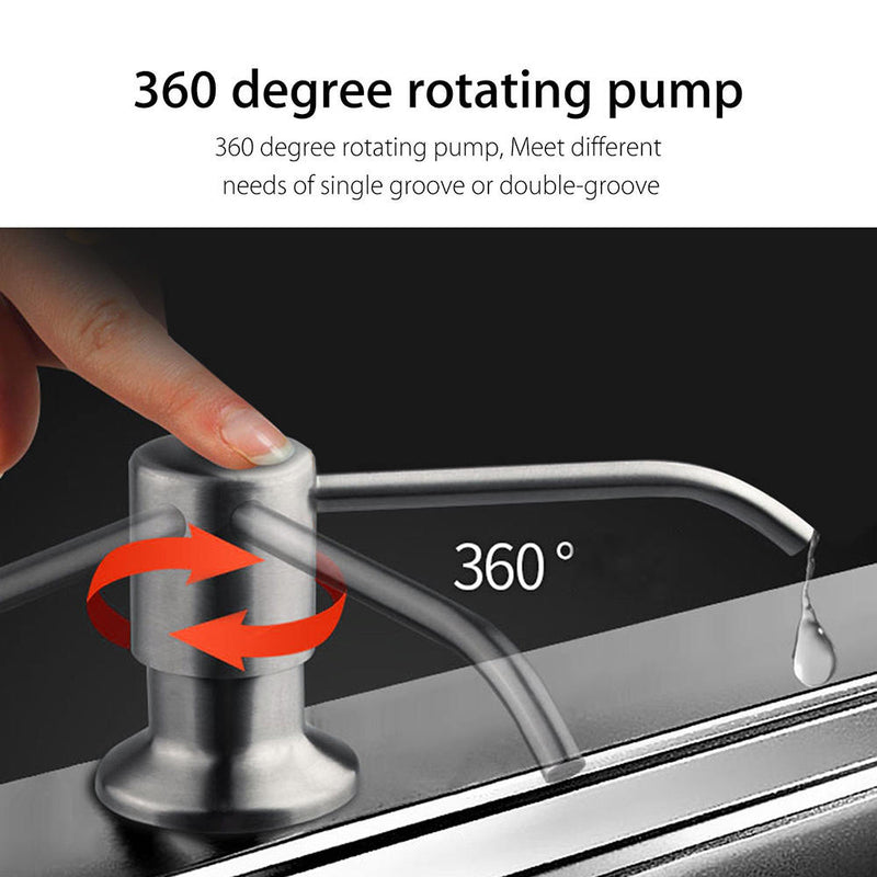 1 x Soap Dispenser Kitchen Sink Soap Hand Liquid Pump Bottle 10.7" x 2.16" Hot