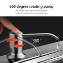 White Liquid Soap Dispenser Lotion Pump Cover Built in Kitchen Sink Countertop