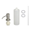 White Liquid Soap Dispenser Lotion Pump Cover Built in Kitchen Sink Countertop