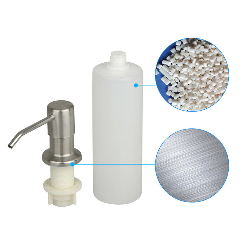 1 x Soap Dispenser Kitchen Sink Soap Hand Liquid Pump Bottle 10.7" x 2.16" Hot