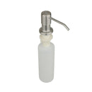 White Liquid Soap Dispenser Lotion Pump Cover Built in Kitchen Sink Countertop