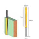 1pc Shank Straight Blade 3" Cutting Bearing Extra Long Flush Trim Router Hot