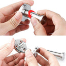 4xHeavy Duty Brushed Towel Hook Wall Mounted Robe Coat Towel Hanger Conveniently