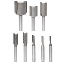 8 x Carbide Shank Router Bit Set Slot Trimmer Woodworking Milling Cutter Tools