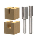 8pcs Shank Straight Router Bit Set Carbide Wood Milling Cutter High Quality Item