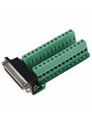 DB25 Female 25Pin Plug Breakout PCB Board Terminals D-SUB Connector NEW