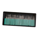 30PCS 3mm Shank Burr Bits Drill For Carving Power Rotary Craft Repair Tool New
