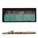 30PCS 3mm Shank Burr Bits Drill For Carving Power Rotary Craft Repair Tool New