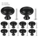 Round Shape Cabinet Wardrobe Pulls Cabinet Pulls Drawer Knob Door Handle 10PCS