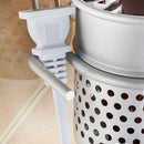 Hair Dryer Stand Storage Organizer Rack Holder Hanger Wall Mounted Bathroom Set