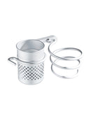 Hair Dryer Stand Storage Organizer Rack Holder Hanger Wall Mounted Bathroom Set