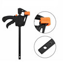 4x Adjustable 4" F Woodworking Clip Quick Grip Clamps Wood Carpenter Vice Tool