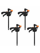 4x Adjustable 4" F Woodworking Clip Quick Grip Clamps Wood Carpenter Vice Tool