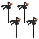 4x Adjustable 4" F Woodworking Clip Quick Grip Clamps Wood Carpenter Vice Tool