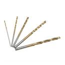 50x 1/1.5/2/2.5/3mm Titanium Coated HSS Speed Steel Drill Bit Wood//Metal