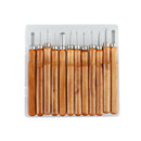 High Carbon Steel Wood Carving Woodworking Tools Chip Detail Chisel 12Pcs/Set